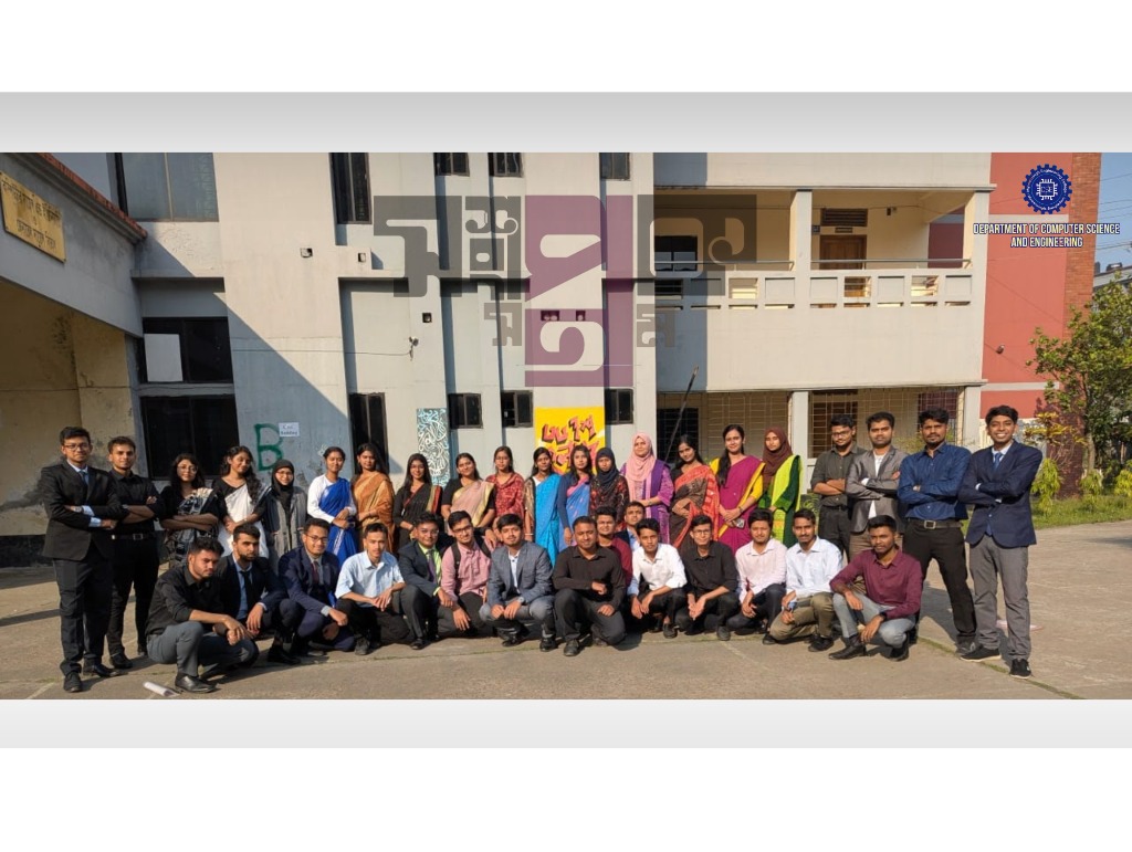 CSE 7th Batch group photo at Mymensingh Engineering College
